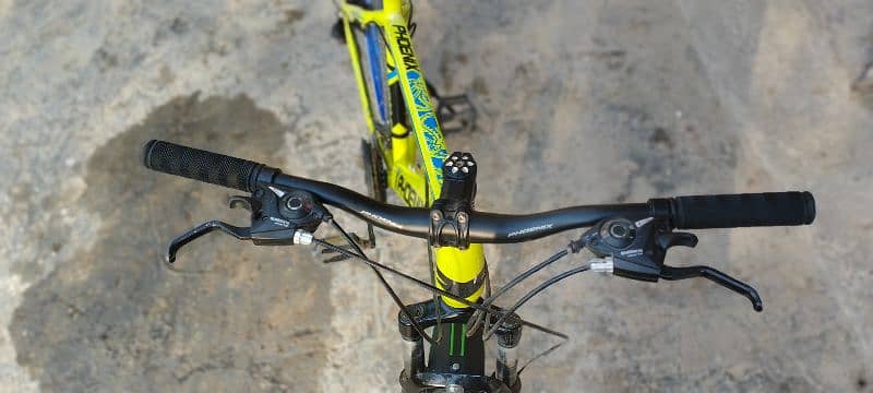 Phoenix Mountain Bicycle in Unique Lime Color With Wide Metal Body 6