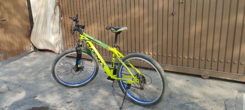 Phoenix Mountain Bicycle in Unique Lime Color With Wide Metal Body 10