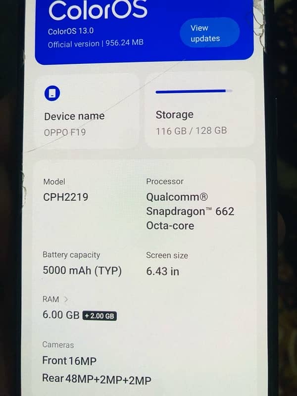 Oppo F19 6+4/128 Complete box Exchange with iPhone 11 0