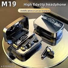 M19 TWS Bluetooth Earphones with HiFi Sound & Touch Control 5