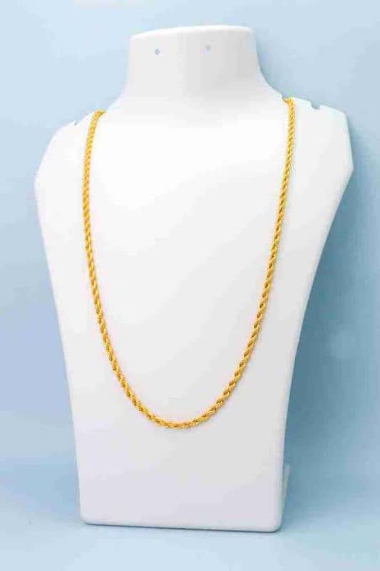 1 Karat Gold Plated Chain Man & Woman 1