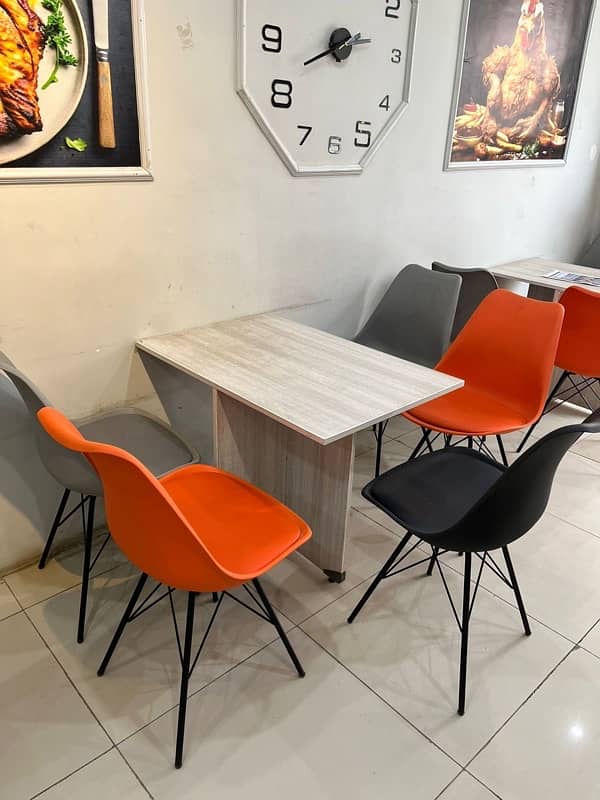 New imported chair 6 Black,6 orange,6 grey with soft cuisine 0