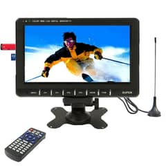 LYCHEE DA901C 9.8 Inch Mini LCD Monitor/Analog TV with FM Radio, Supp