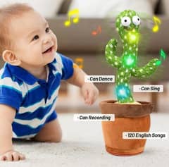 Dancing Cactus Plush Toy 20+ sounds for Kids with Free Delivery