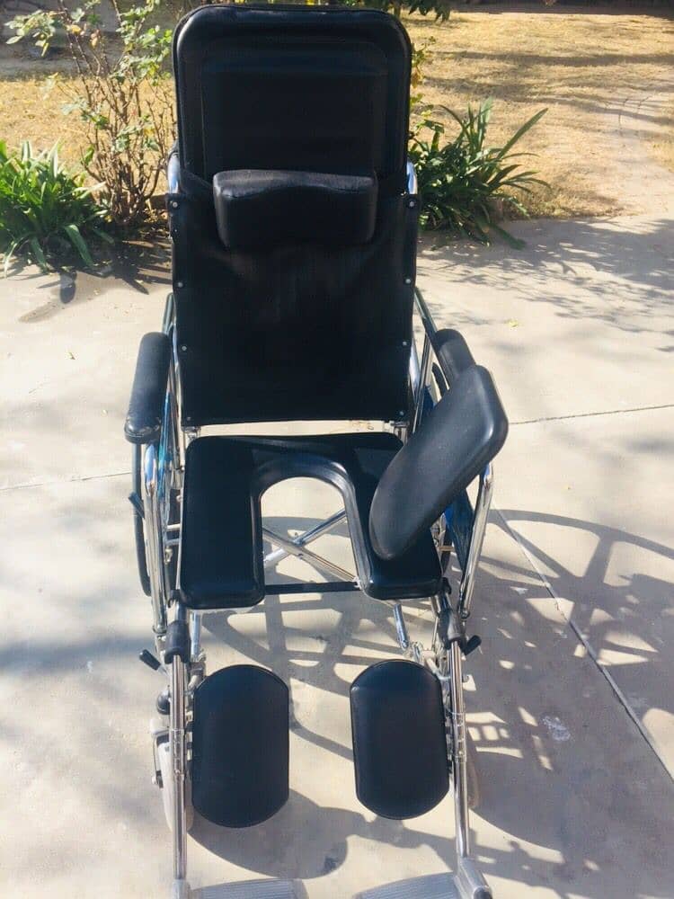 WHEEL CHAIR COMMODE FULL RECLINING MANUAL 2