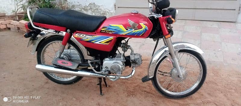 Honda CD 70 2021 model neat condition 0