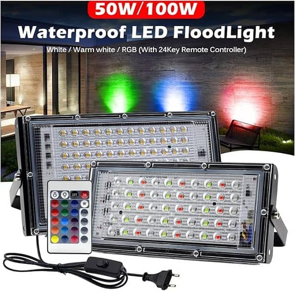 Rgb Led Waterproof Flood Light 6