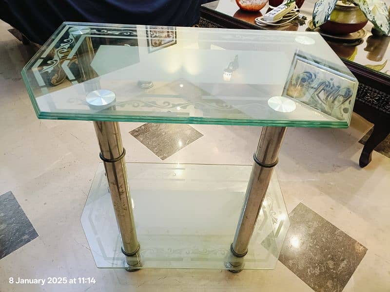 Glass table 2