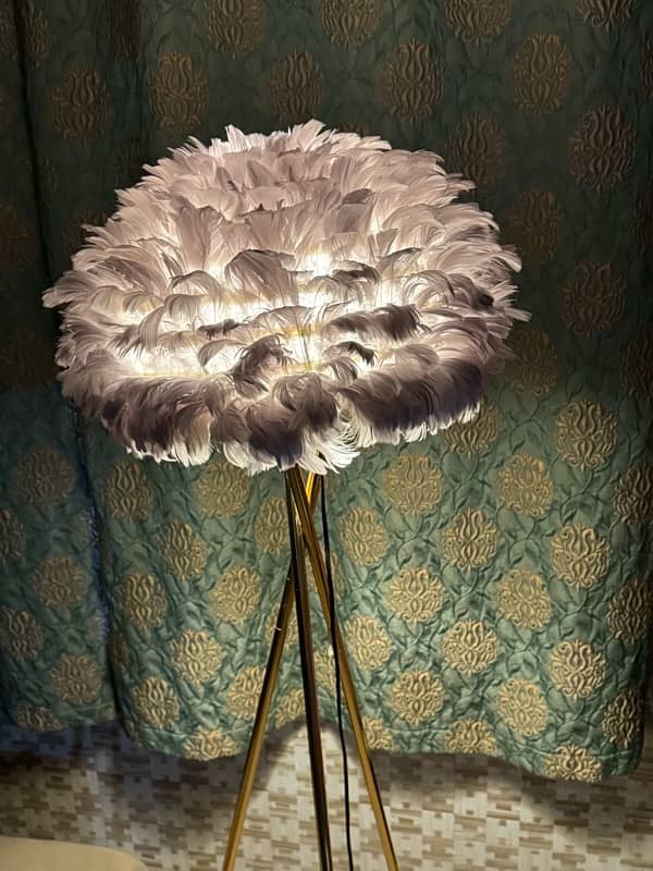 Feather floor lamp 5