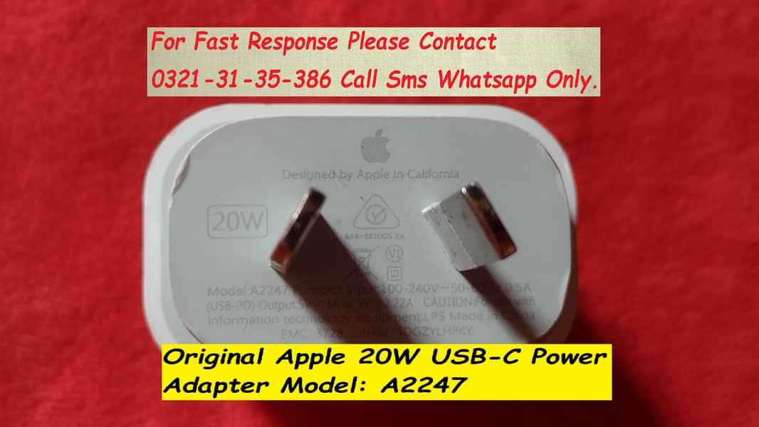 original belkin apple 25w 20w usb c fast charger 1