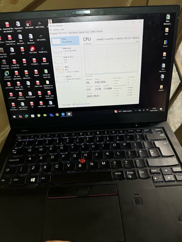 i7 8th Gen x1 carbon 16GB RAM  very slim 7