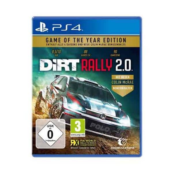 NEW DIRT RALLY 2.0 FOR PS4 1