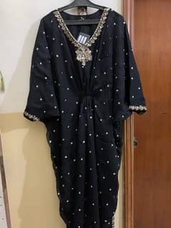 black kaftan by “Agha jaan”