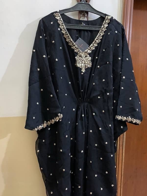 black kaftan by “Agha jaan” 3