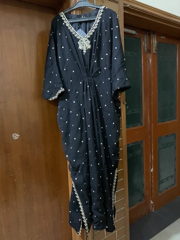 black kaftan by “Agha jaan” 4