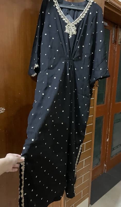 black kaftan by “Agha jaan” 5