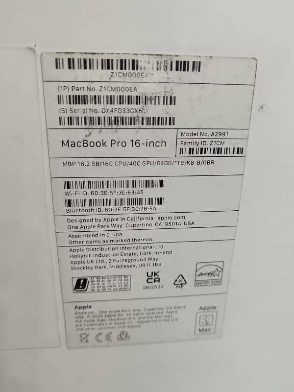 Macbook Pro M3 Max 0