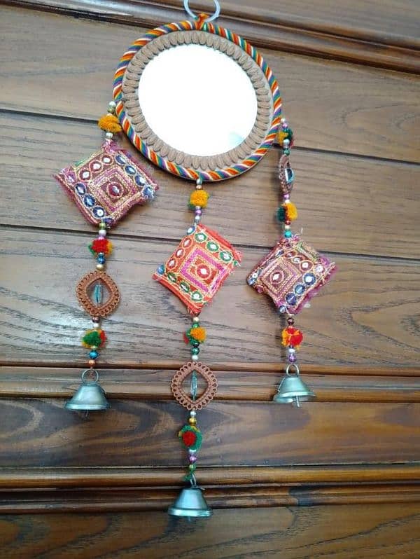 Beautiful Mirror Design Wallhanging 1