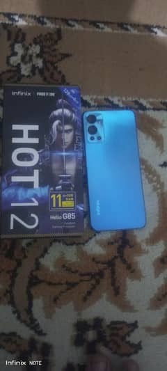 Infinix hot 12 6+5 128 gaming phone 10/8 condition exchange possible