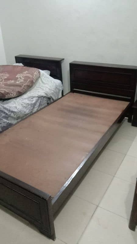 Two single bed with Mattress 3