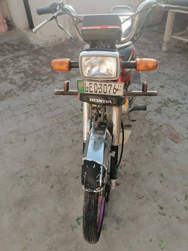 honda cd70.2016 model 9