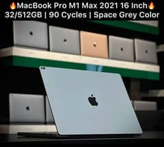 MacBook Pro M1 Max 16 inch 32GB 512GB 2021 M1 M2 M3