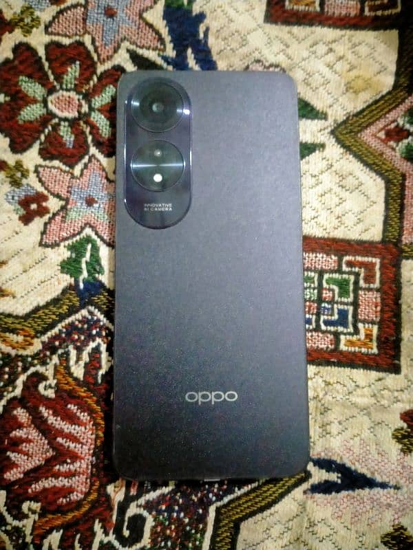 oppo a 60 navyblack color 8 by 256 contact number 03095870629 6