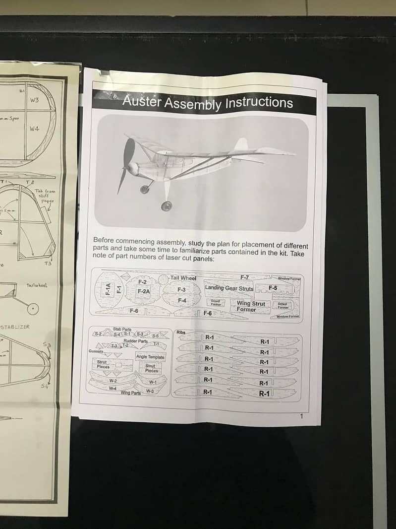 SCALEX | AUSTER ARROW | BALSA PLANE KIT 3