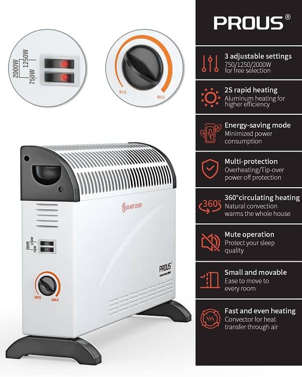 prous electric heater 5