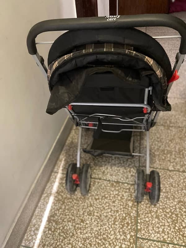 8 big tyre alloy foldable baby pram stroller 4