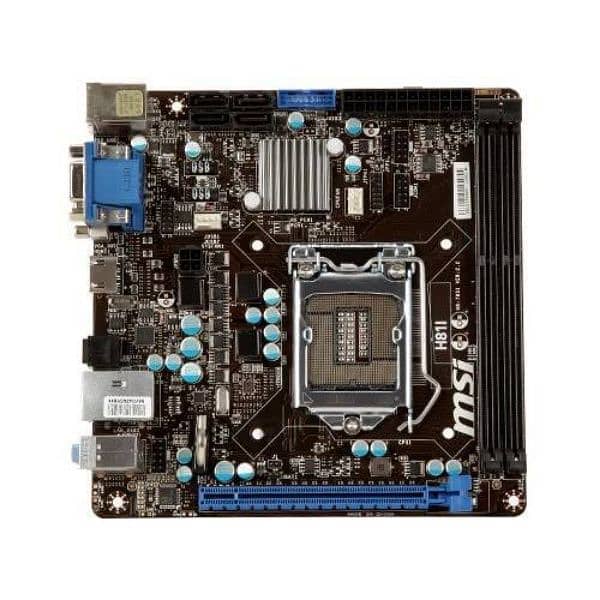 msi h81 motherboard and core i 5 4th gen combo 0