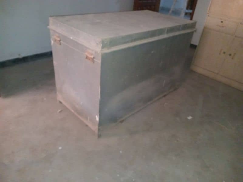 tin storage box huge and hard 1