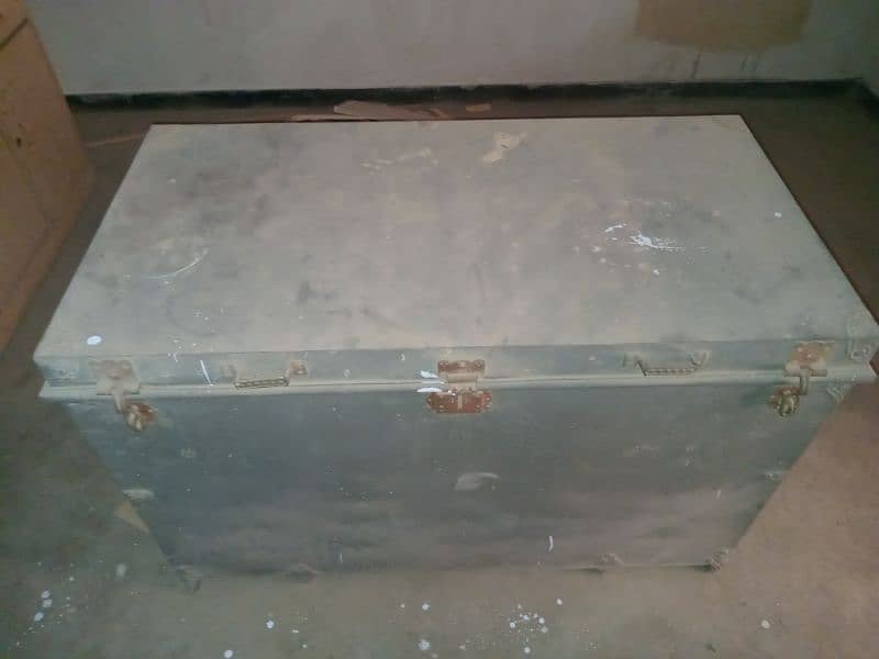 tin storage box huge and hard 2