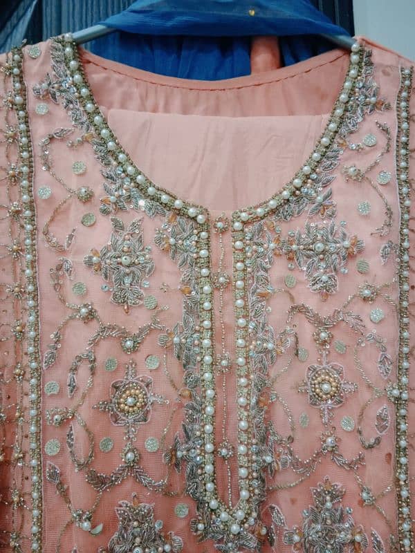 wedding dress with sharara for sale 1