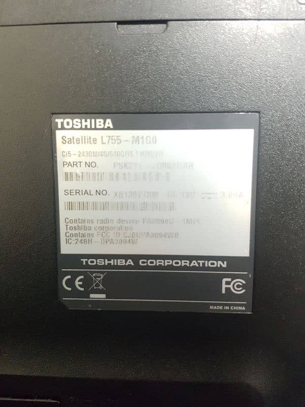 toshiba laptop 4