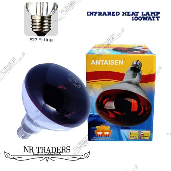 Ceramic Heater Infrared Bulb Heaters for Incubator Broder Shades 17