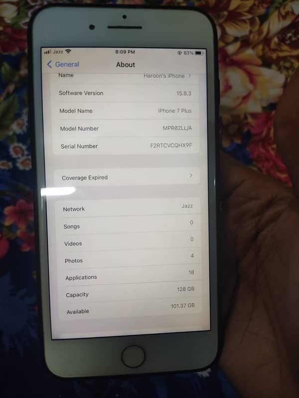 Iphone 7 Plus Pta approved 128Gb 4