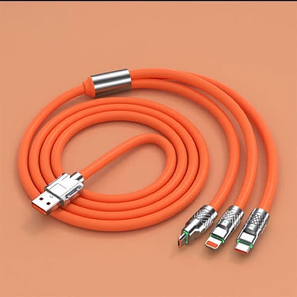 3in1.120w fast charging cable and data transfer 5