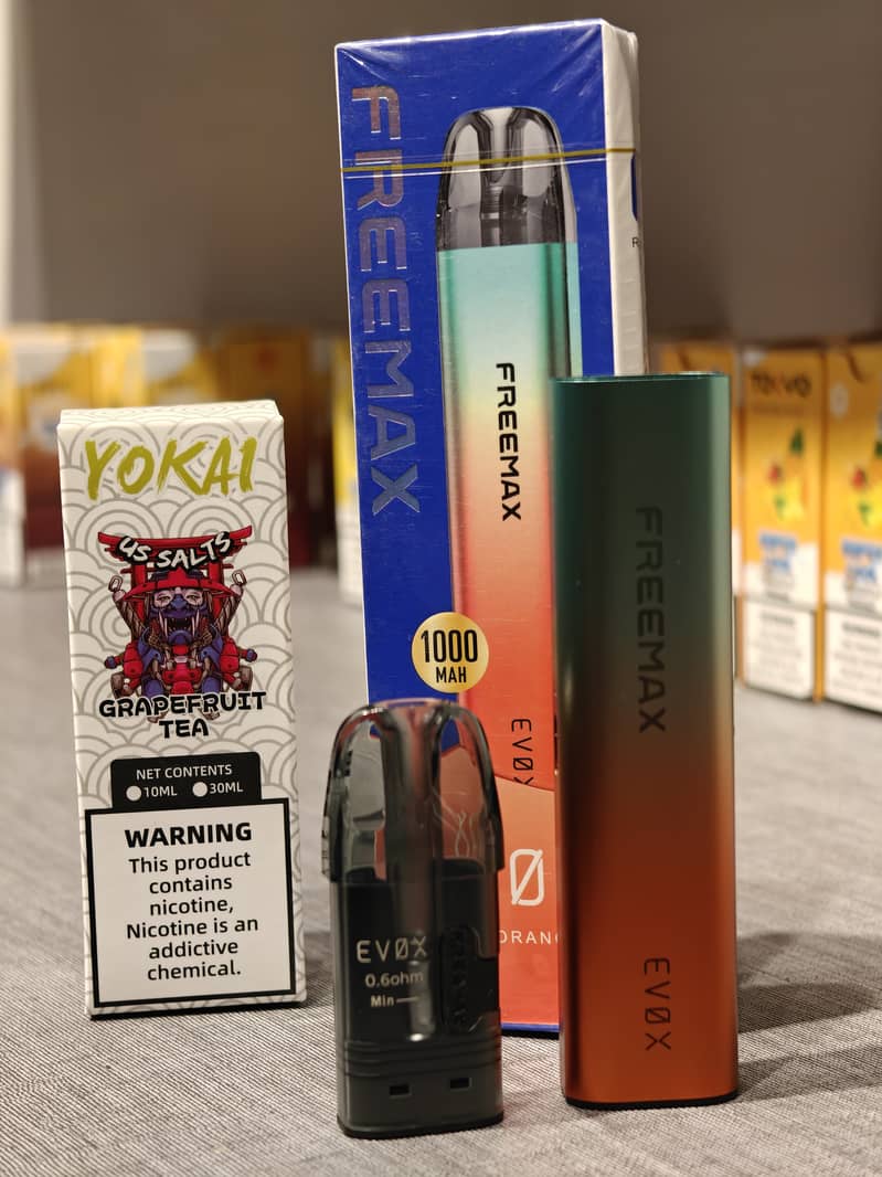 Bumper Offer. Freemax EVOX Vape New Sealed and Yokai 30ml 50mg bottle 6