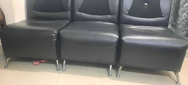 office sofa neat clean urgently sale 3pc 10