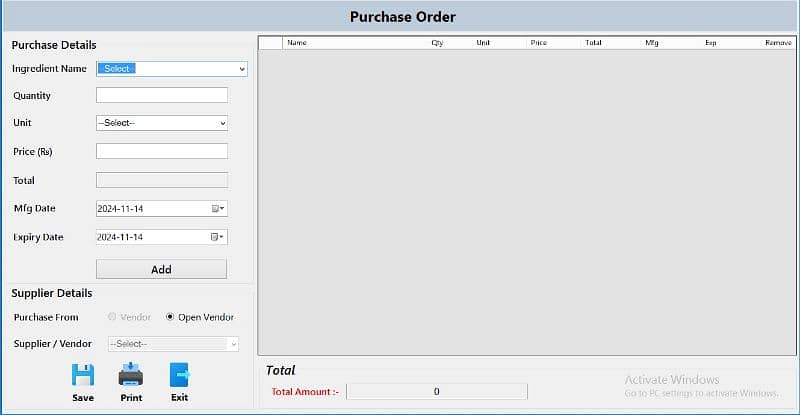 Point of Sale Software (POS) 9