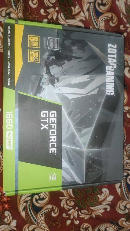 ZOTA GAMING NVIDIA 1660 SUPER GRAPHICS CARD 0