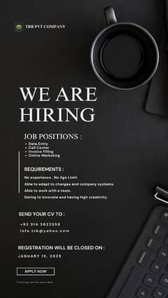 Urgently Hiring