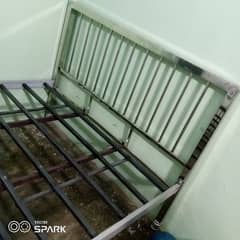 Steel bed for sale 5x6.5 bed