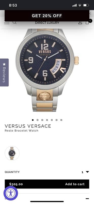 versace watch 0