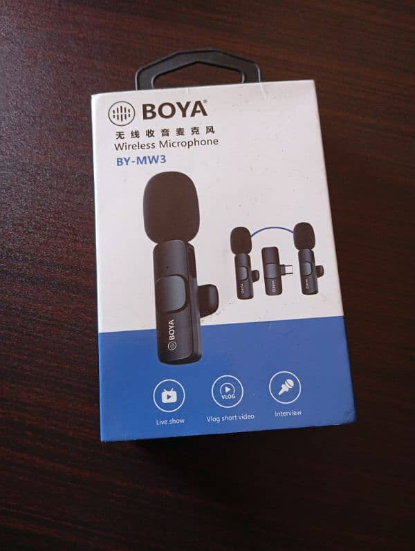 Boya - MW3 Dual Wireless Mic (10/10) condition 0