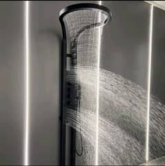 latest modern piano and waterfall style shower set