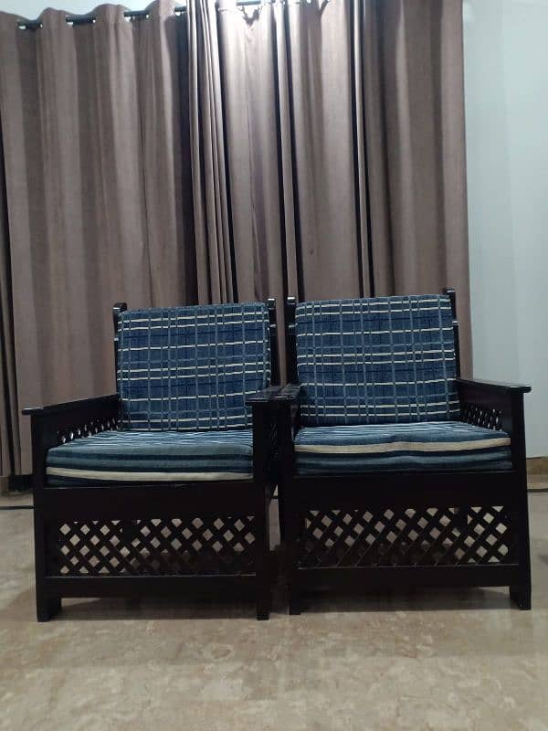 Wooden Sofa Set 3