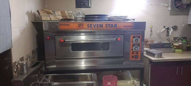 Pizza oven hot plate reception counter chairs 0