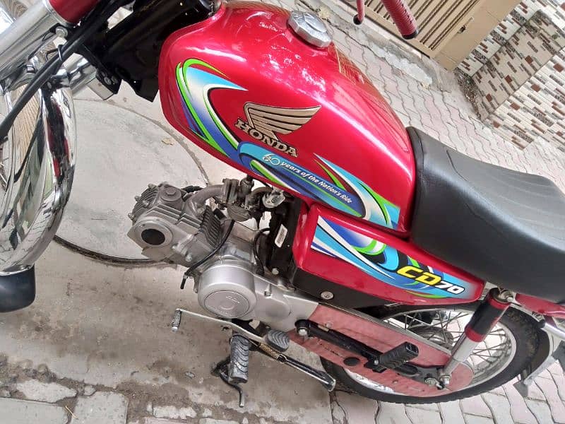 HONDA CD 70 MODEL 23/24 GOOD CONDITION URGENT SALE PLEASE ONLY CALL 3